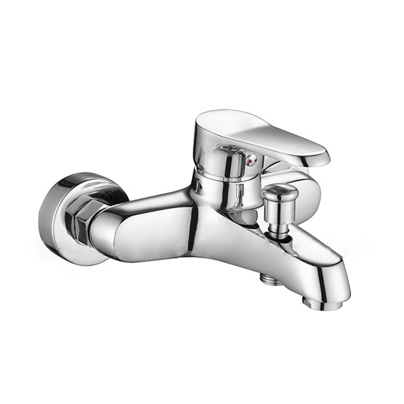 Lisslune | Bathroom Bathtub Pull-Out Wall-Mounted Hand Shower Fixed Bathtub Faucet