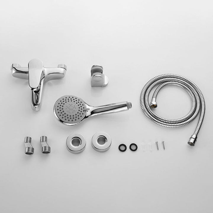 Lisslune | Bathroom Bathtub Pull-Out Wall-Mounted Hand Shower Fixed Bathtub Faucet