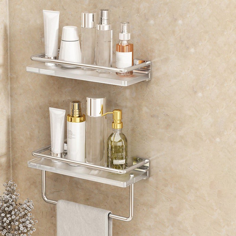 Lisslune | Modern Silver/Gold Bathroom Hardware Set Bathroom Shelf Bathroom Set