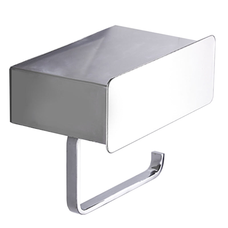 Lisslune | 2-piece stainless steel classic bathroom accessory set black & chrome paper holder