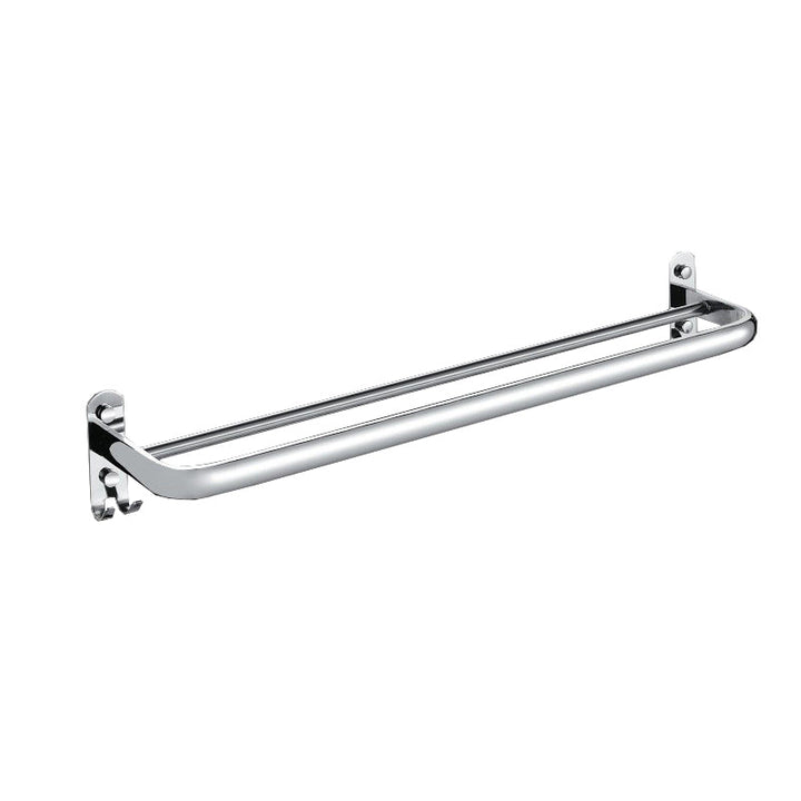 Lisslune | Chrome Modern Bathroom Hardware Set Stainless Steel Towel Hook/Towel Bar & Bath Shelf