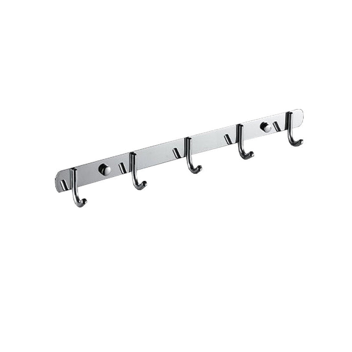 Lisslune | Chrome Modern Bathroom Hardware Set Stainless Steel Towel Hook/Towel Bar & Bath Shelf