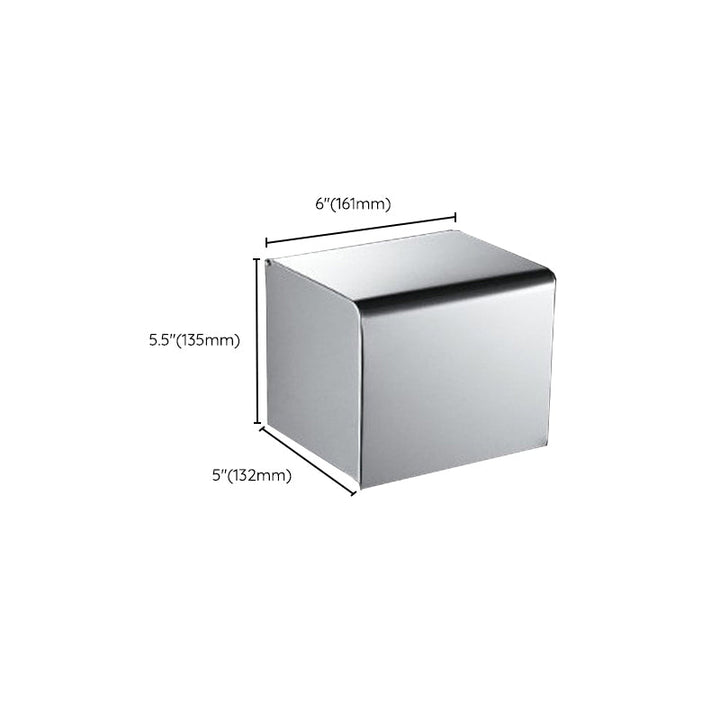 Lisslune | Chrome Modern Bathroom Hardware Set Stainless Steel Towel Hook/Towel Bar & Bath Shelf