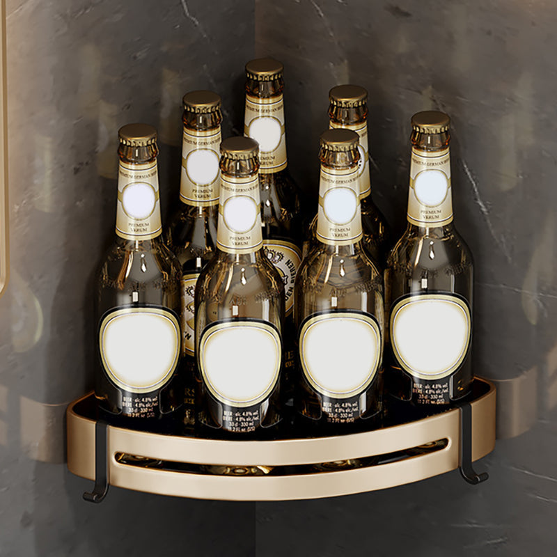 Lisslune | Modern Gold Bathroom Accessories Set Bathroom Shelf Bathroom Accessories Set