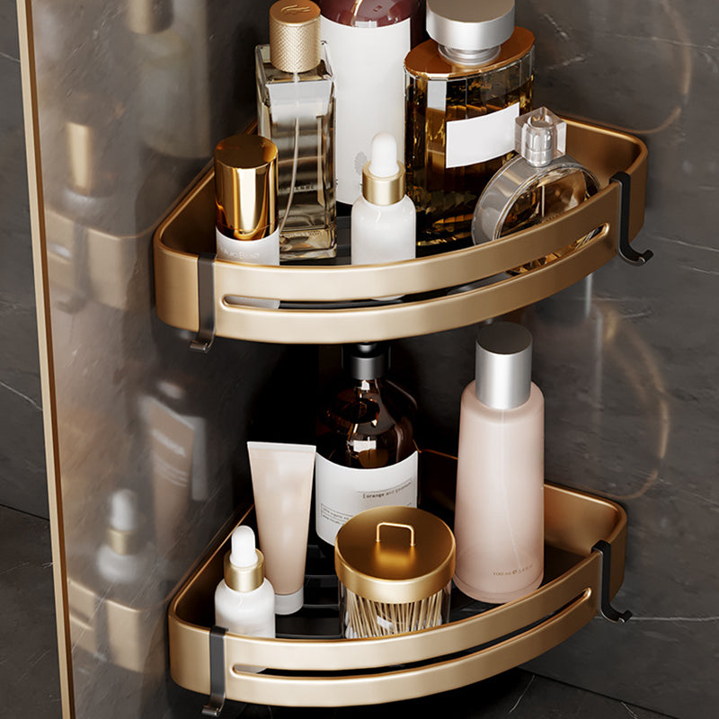 Lisslune | Modern Gold Bathroom Accessories Set Bathroom Shelf Bathroom Accessories Set