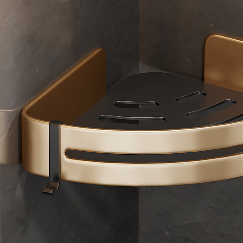Lisslune | Modern Gold Bathroom Accessories Set Bathroom Shelf Bathroom Accessories Set