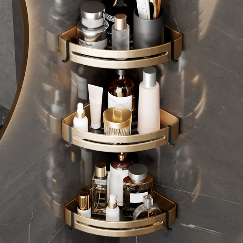 Lisslune | Modern Gold Bathroom Accessories Set Bathroom Shelf Bathroom Accessories Set