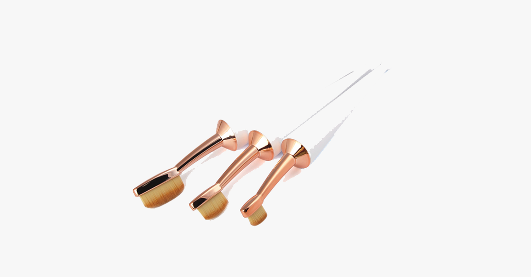 Lisslune | Umbrella-cut oval brushes set