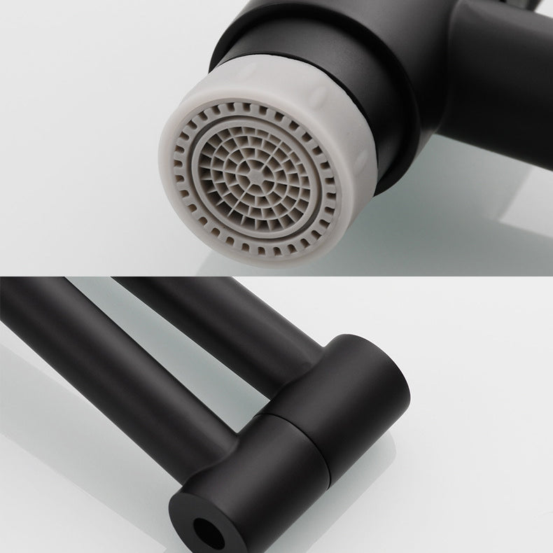 Lisslune | Modern vessel water tap brass lever handles sink faucet