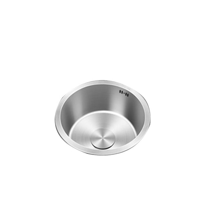 Lisslune | Contemporary Style Kitchen Sink Stainless Steel Round Kitchen Sink