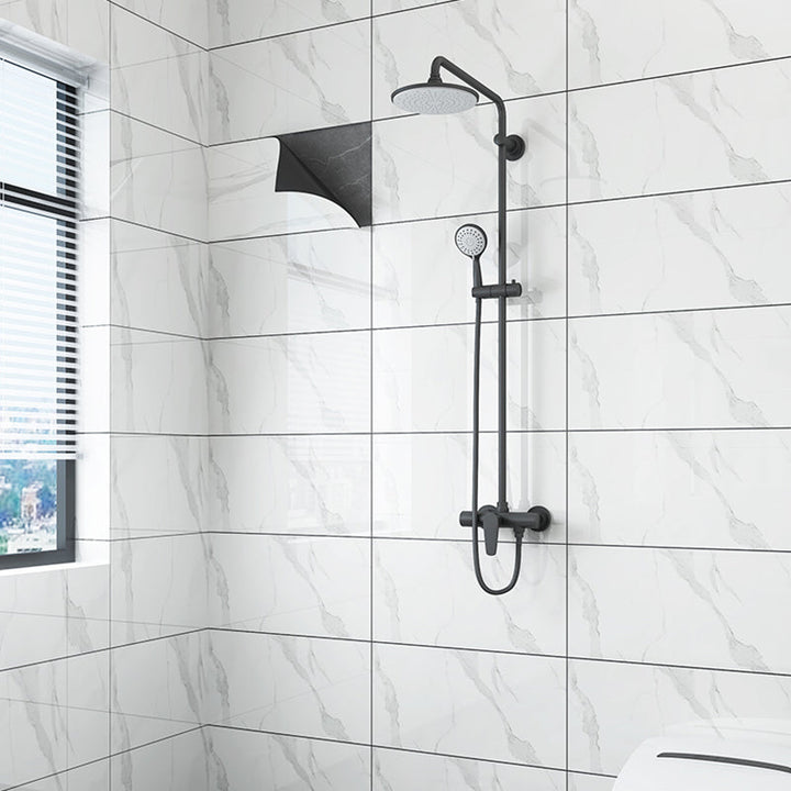 Lisslune | PVC Peel and Stick Wall Tile Modern Peel & Stick Mosaic Tile