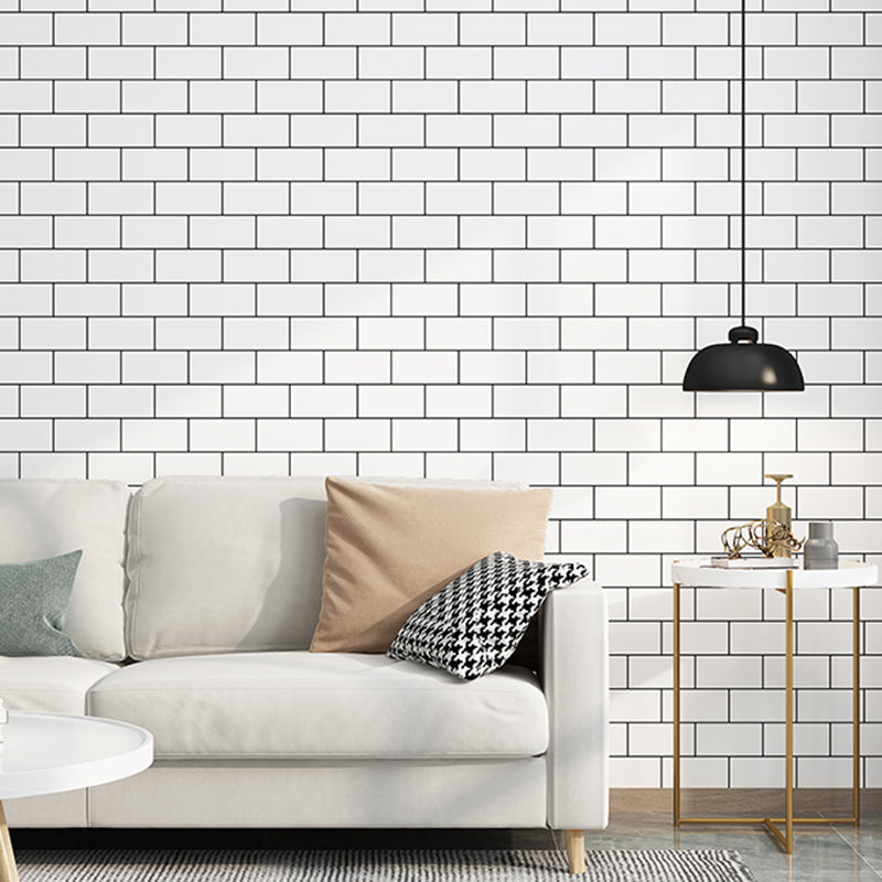 Lisslune | PVC Peel and Stick Wall Tile Modern Peel & Stick Mosaic Tile