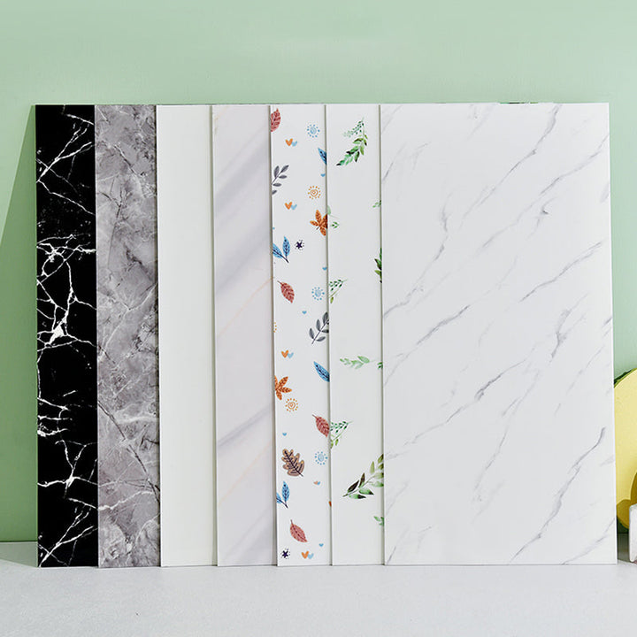 Lisslune | Modern rectangular Peel and Stick back wall tile PVC wallpaper