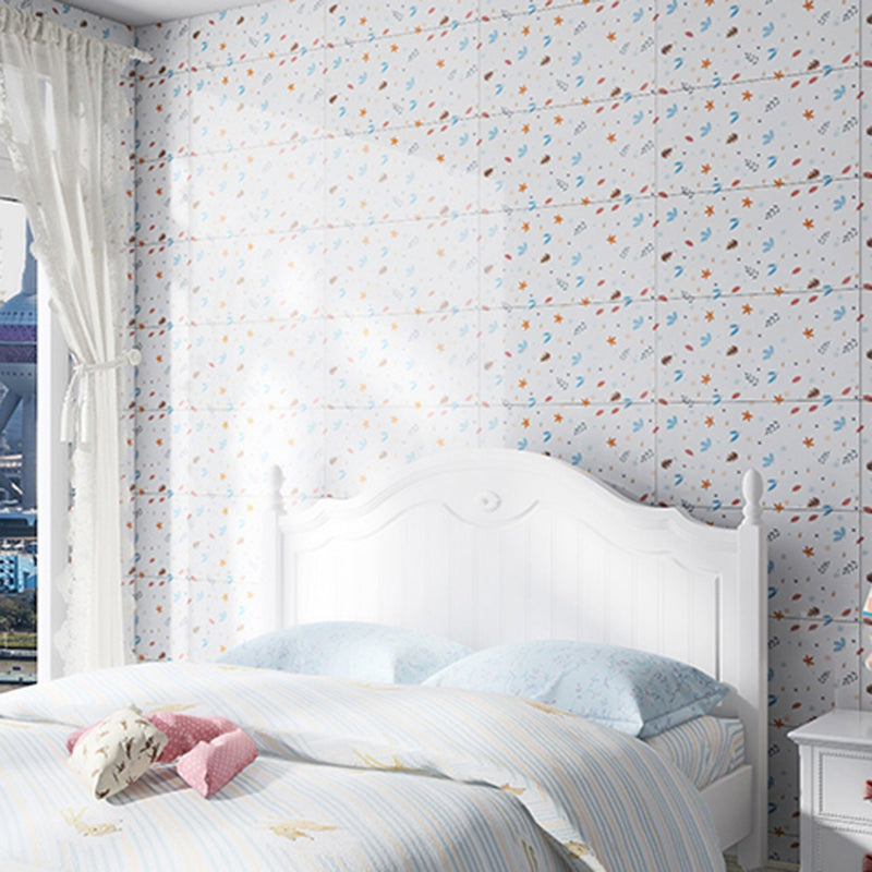 Lisslune | Modern rectangular Peel and Stick back wall tile PVC wallpaper