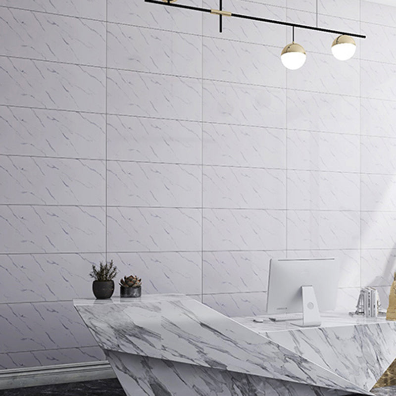 Lisslune | Modern rectangular Peel and Stick back wall tile PVC wallpaper