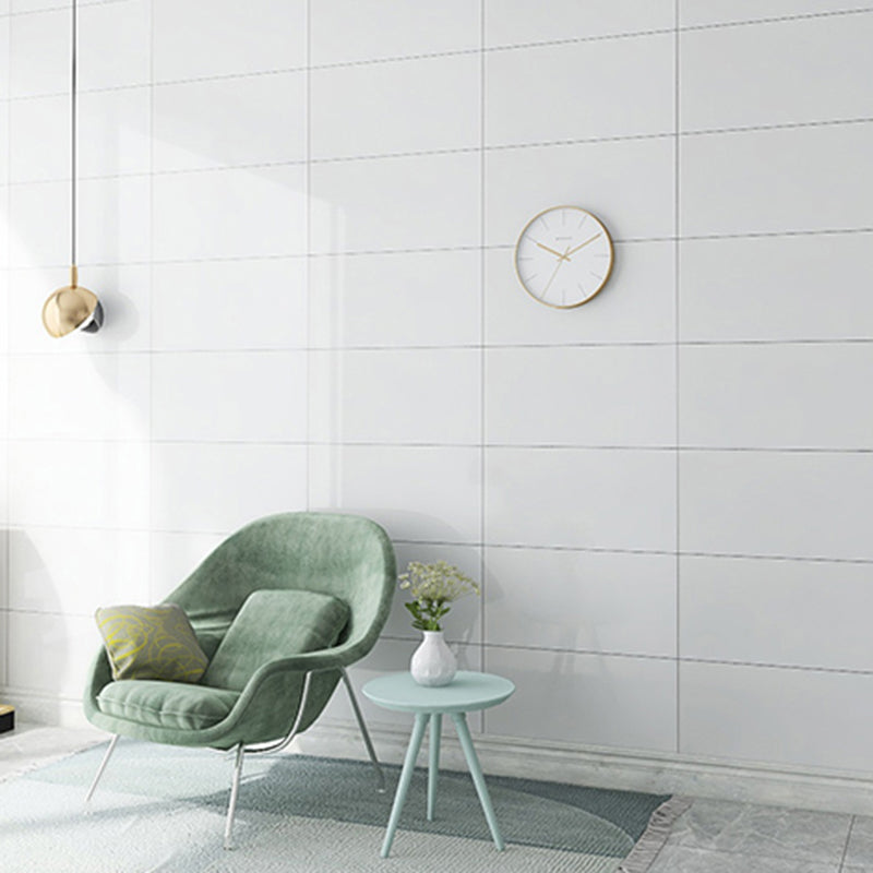 Lisslune | Modern rectangular Peel and Stick back wall tile PVC wallpaper