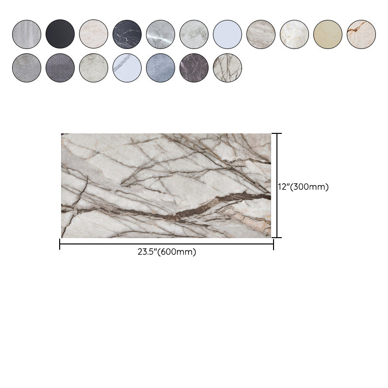 Lisslune | PVC Tile Peel & Stick Modern Peel and Stick Wall Tile