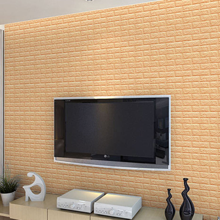 Lisslune | Modern Wall Tile PVC 3D Embossing Self-Adhesive Waterproof Interior Wall Panel