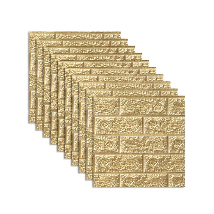 Lisslune | Modern Wall Tile PVC 3D Embossing Self-Adhesive Waterproof Interior Wall Panel