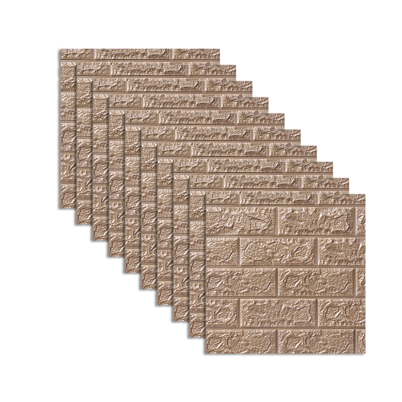Lisslune | Modern Wall Tile PVC 3D Embossing Self-Adhesive Waterproof Interior Wall Panel