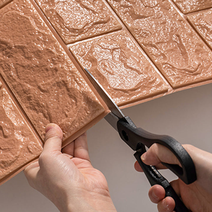 Lisslune | Modern Wall Tile PVC 3D Embossing Self-Adhesive Waterproof Interior Wall Panel