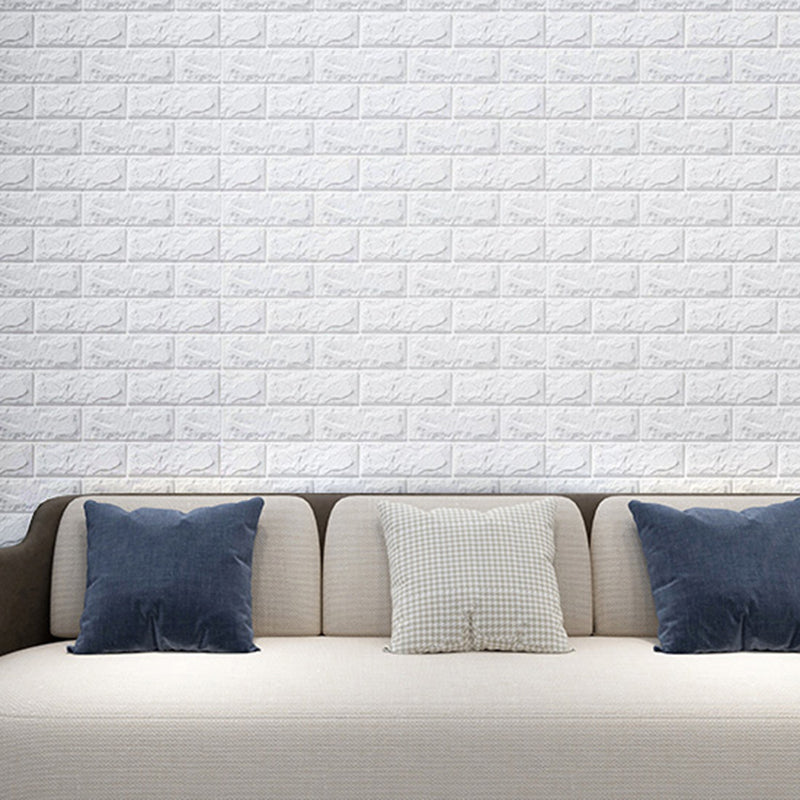 Lisslune | Modern Wall Tile PVC 3D Embossing Self-Adhesive Waterproof Interior Wall Panel