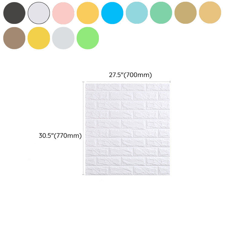 Lisslune | Modern Wall Tile PVC 3D Embossing Self-Adhesive Waterproof Interior Wall Panel