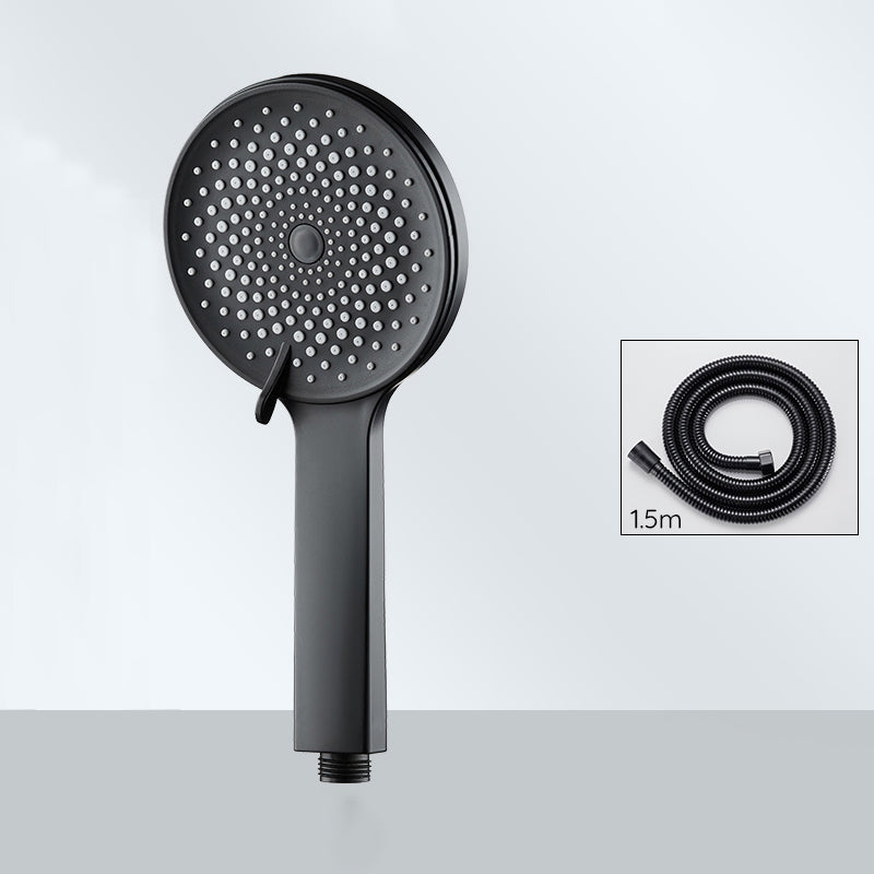 Lisslune | Contemporary round shower head in solid color handheld shower head for the bathroom
