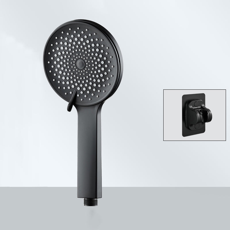 Lisslune | Contemporary round shower head in solid color handheld shower head for the bathroom