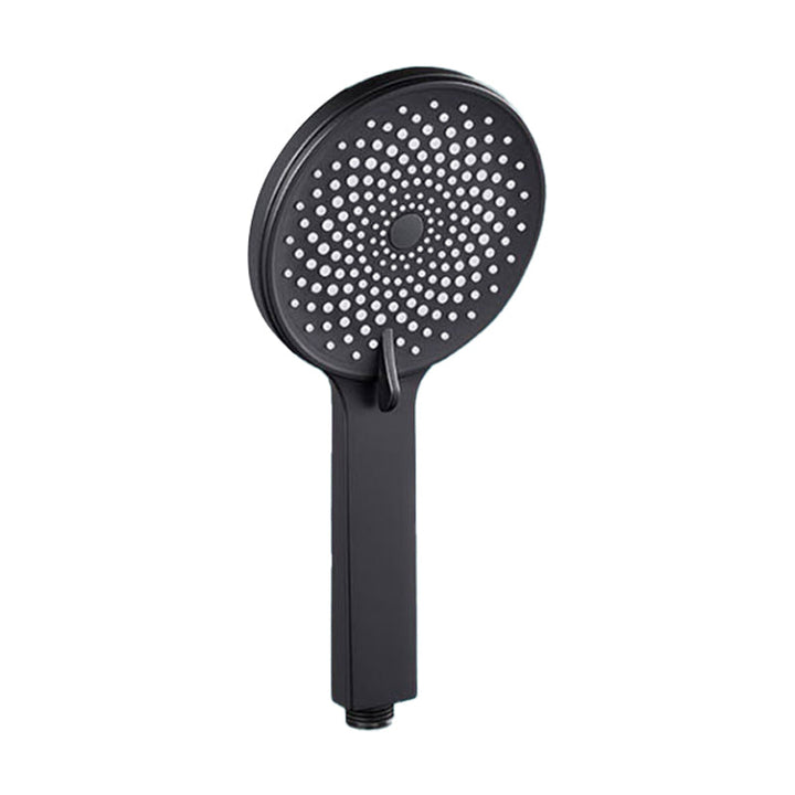 Lisslune | Contemporary round shower head in solid color handheld shower head for the bathroom