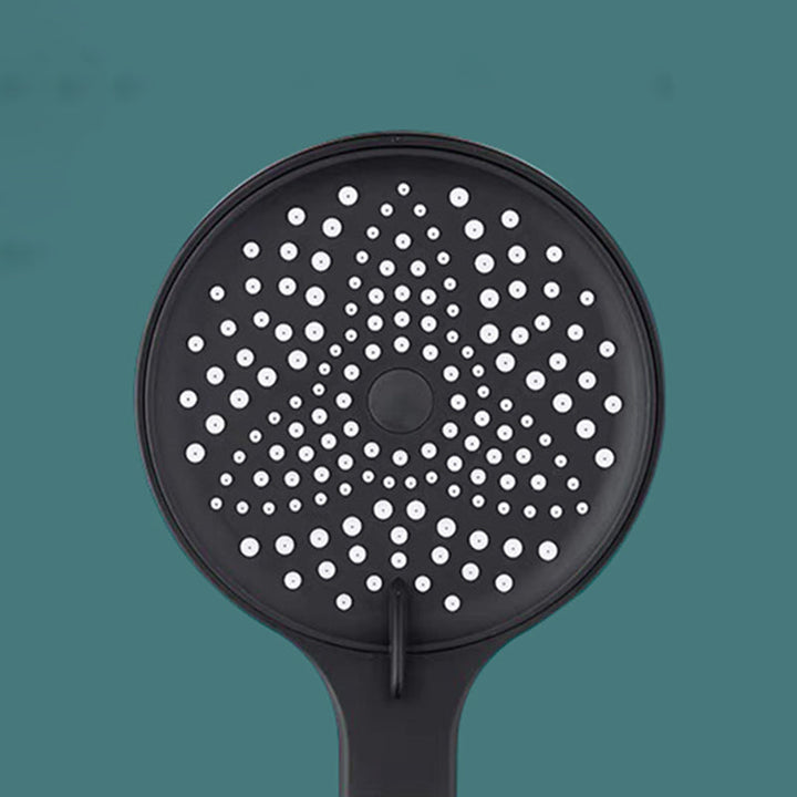 Lisslune | Contemporary round shower head in solid color handheld shower head for the bathroom
