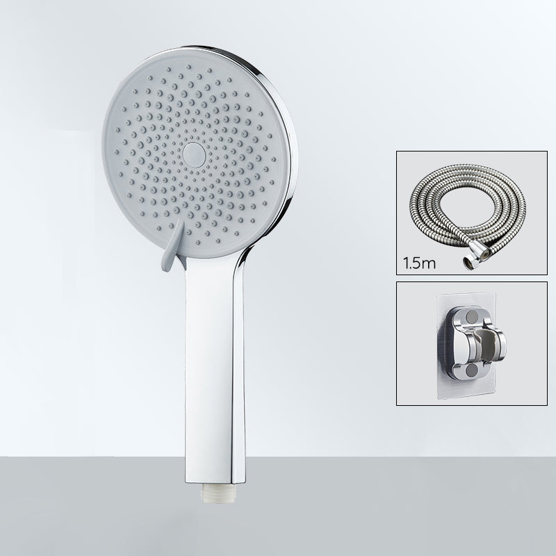 Lisslune | Contemporary round shower head in solid color handheld shower head for the bathroom