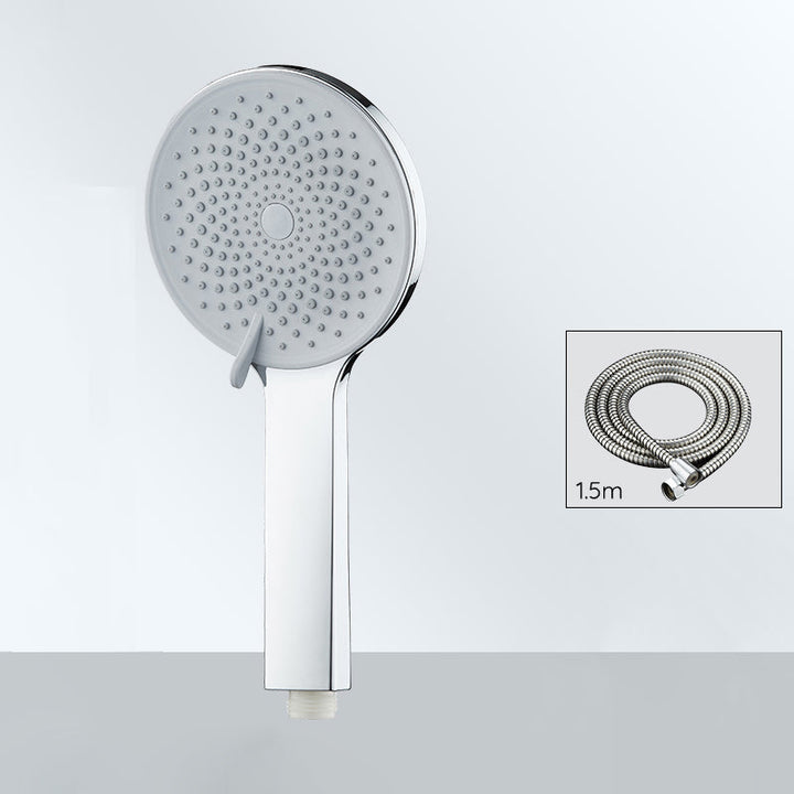 Lisslune | Contemporary round shower head in solid color handheld shower head for the bathroom