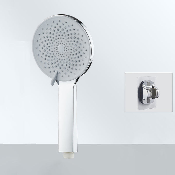 Lisslune | Contemporary round shower head in solid color handheld shower head for the bathroom