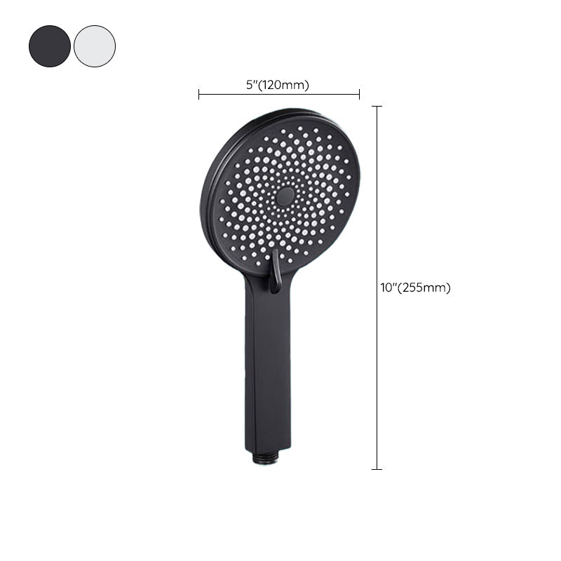 Lisslune | Contemporary round shower head in solid color handheld shower head for the bathroom