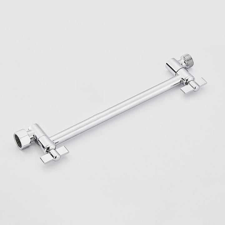 Lisslune | Silver Square Fixed Shower Head Modern Style Wall Mounted Shower Head