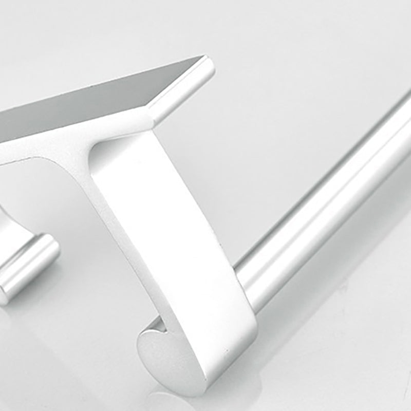 Lisslune | Chrome/Black Classic Bathroom Accessories Set Modern Bath Shelf/Towel Bar & Paper Holder