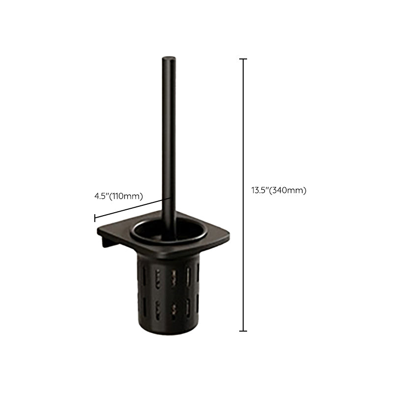 Lisslune | Chrome/Black Classic Bathroom Accessories Set Modern Bath Shelf/Towel Bar & Paper Holder