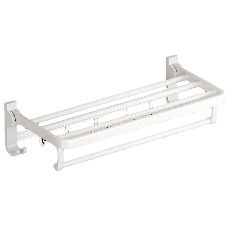 Lisslune | Modern Bathroom Hardware Set Towel Bar White Bathroom Shelf Bathroom Hardware Set
