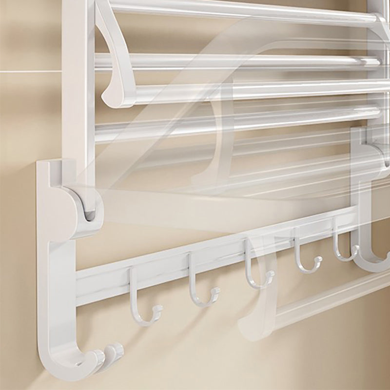 Lisslune | Modern Bathroom Hardware Set Towel Bar White Bathroom Shelf Bathroom Hardware Set