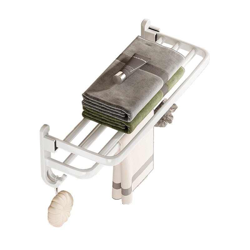 Lisslune | Modern Bathroom Hardware Set Towel Bar White Bathroom Shelf Bathroom Hardware Set