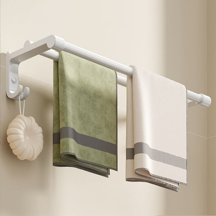 Lisslune | Modern Bathroom Hardware Set Towel Bar White Bathroom Shelf Bathroom Hardware Set