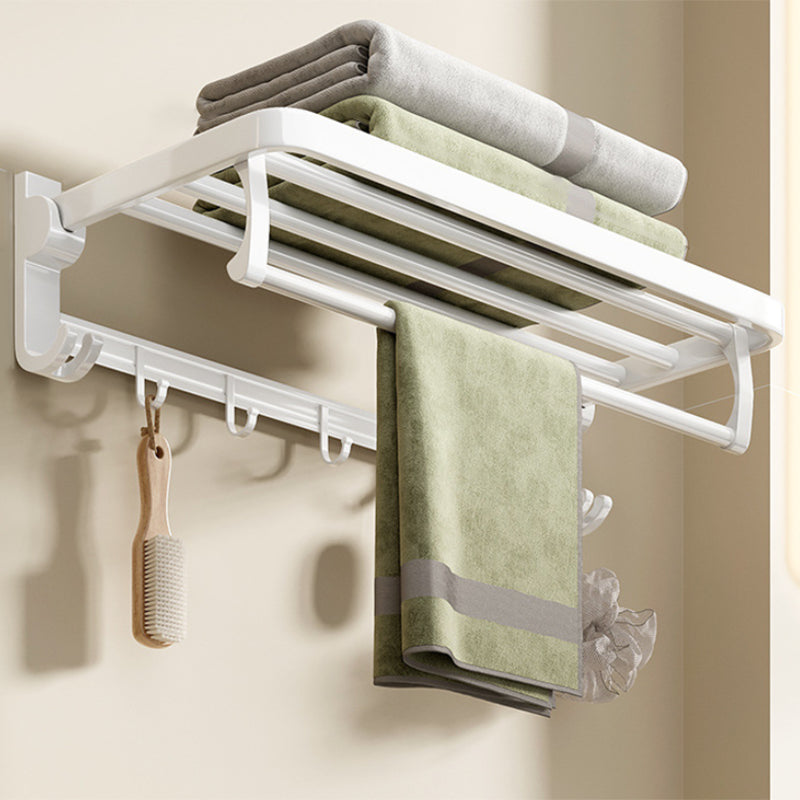 Lisslune | Modern Bathroom Hardware Set Towel Bar White Bathroom Shelf Bathroom Hardware Set