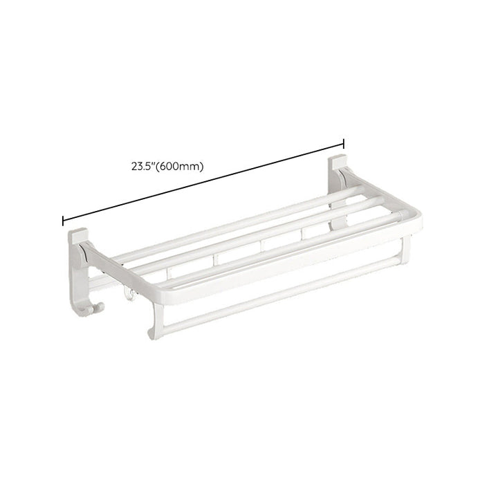 Lisslune | Modern Bathroom Hardware Set Towel Bar White Bathroom Shelf Bathroom Hardware Set