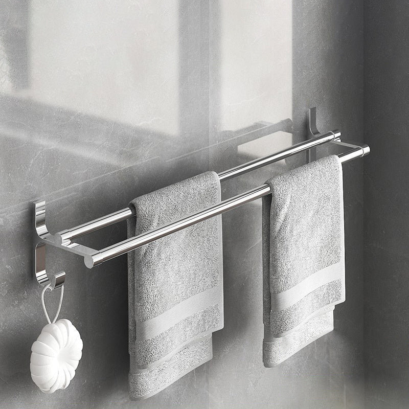 Lisslune | Modern Polished Chrome Bathroom Accessory Set Bathroom Shelf/Towel Holder/Paper Holder included