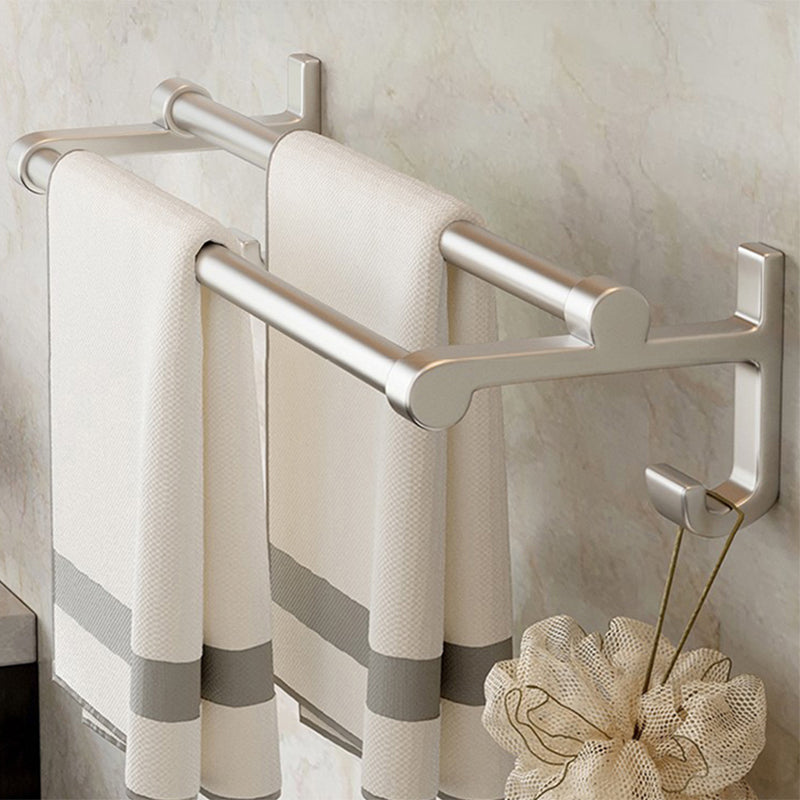 Lisslune | Modern Polished Chrome Bathroom Accessory Set Bathroom Shelf/Towel Holder/Paper Holder included
