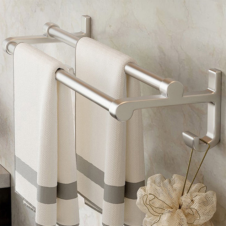 Lisslune | Modern Polished Chrome Bathroom Accessory Set Bathroom Shelf/Towel Holder/Paper Holder included