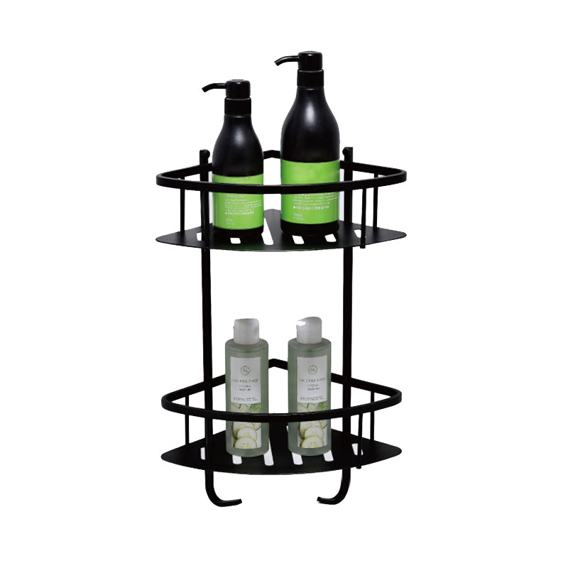 Lisslune | Modern Classic Bathroom Accessories Set in Stainless Steel Matte Black Bathrobe Hook/Towel Ring Bar