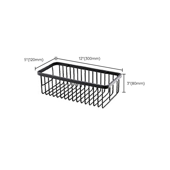 Lisslune | Modern Classic Bathroom Accessories Set in Stainless Steel Matte Black Bathrobe Hook/Towel Ring Bar