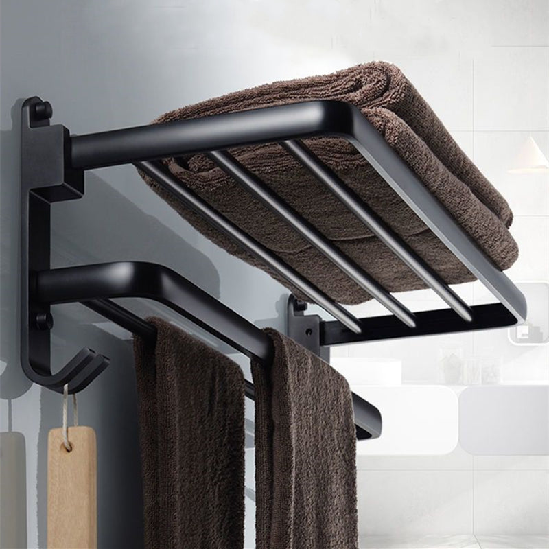 Lisslune | Modern Bathroom Accessories Set Towel Holder Black Soap Dish Bath Accessories Set